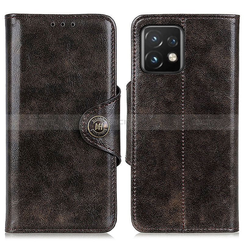 Coque Portefeuille Livre Cuir Etui Clapet M12L pour Motorola Moto Edge Plus (2023) 5G Bronze Plus