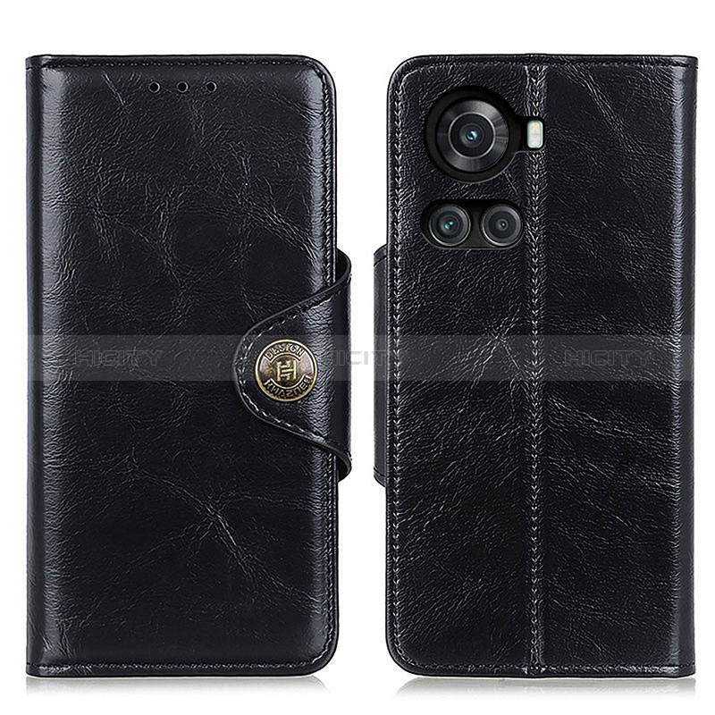 Coque Portefeuille Livre Cuir Etui Clapet M12L pour OnePlus 10R 5G Noir Plus