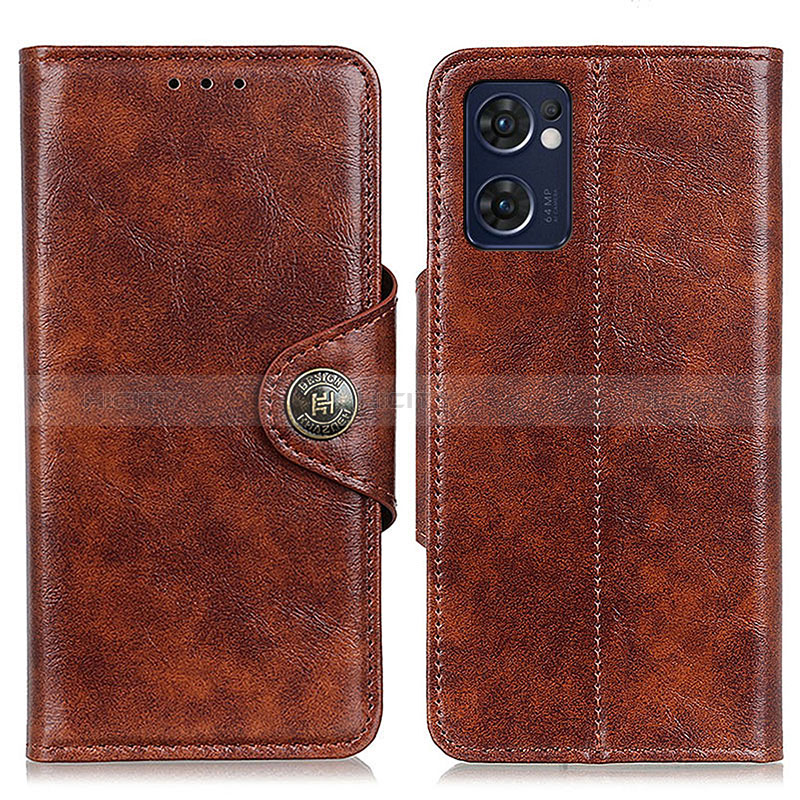 Coque Portefeuille Livre Cuir Etui Clapet M12L pour OnePlus Nord CE 2 5G Marron Plus