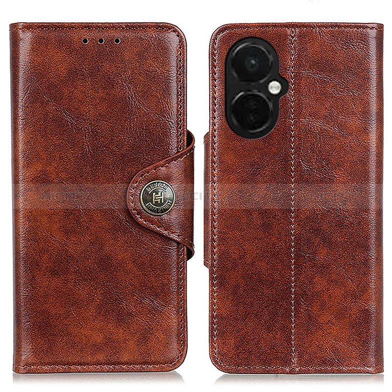 Coque Portefeuille Livre Cuir Etui Clapet M12L pour OnePlus Nord CE 3 Lite 5G Bronze Plus