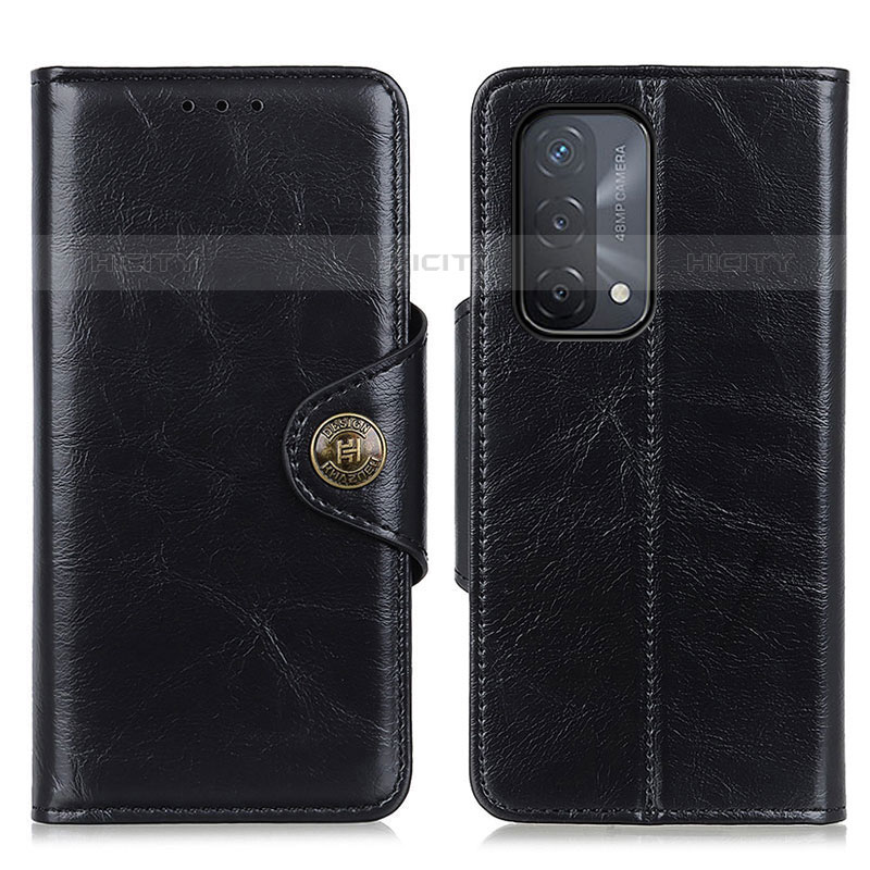 Coque Portefeuille Livre Cuir Etui Clapet M12L pour OnePlus Nord N200 5G Noir Plus