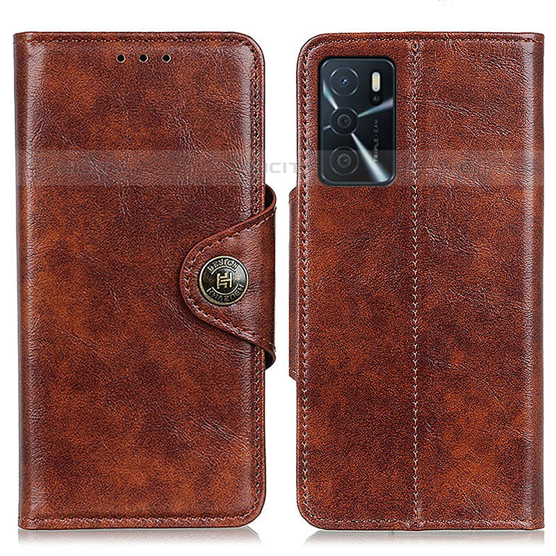 Coque Portefeuille Livre Cuir Etui Clapet M12L pour Oppo A16s Bronze Plus