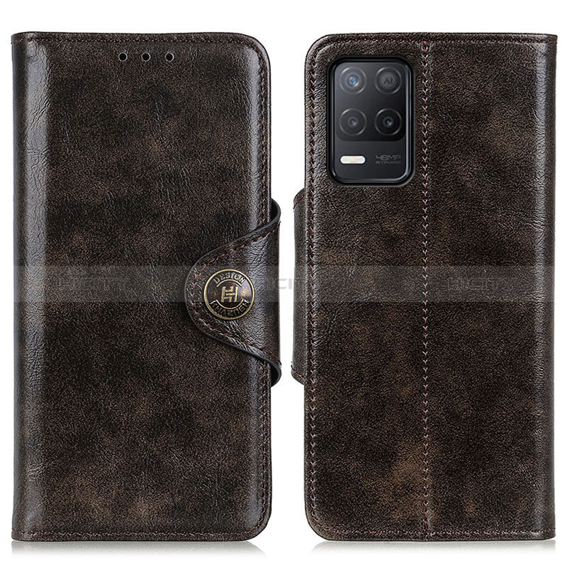 Coque Portefeuille Livre Cuir Etui Clapet M12L pour Realme 9 5G India Bronze Plus