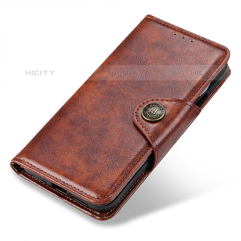 Coque Portefeuille Livre Cuir Etui Clapet M12L pour Samsung Galaxy M02s Marron Plus