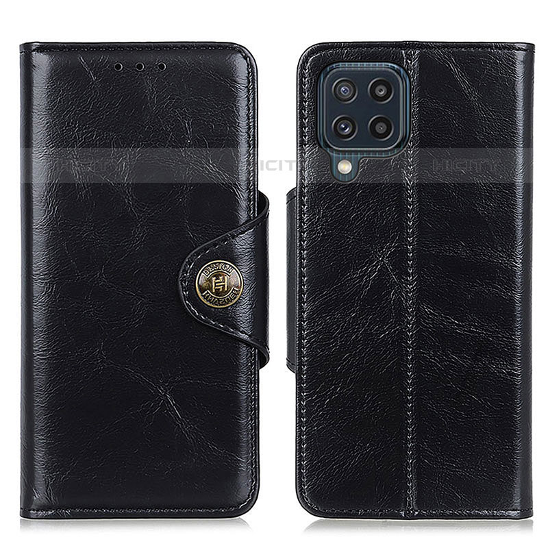 Coque Portefeuille Livre Cuir Etui Clapet M12L pour Samsung Galaxy M32 4G Noir Plus