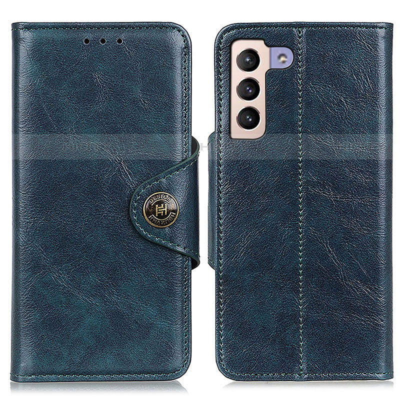 Coque Portefeuille Livre Cuir Etui Clapet M12L pour Samsung Galaxy S21 5G Bleu Plus