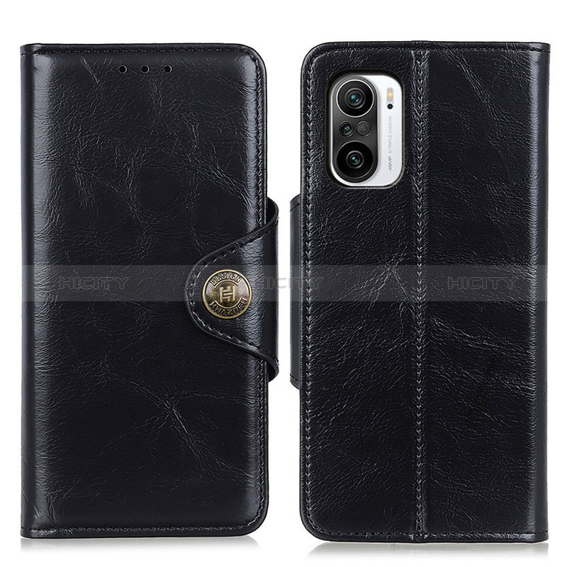 Coque Portefeuille Livre Cuir Etui Clapet M12L pour Xiaomi Mi 11i 5G Noir Plus