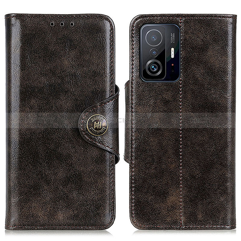 Coque Portefeuille Livre Cuir Etui Clapet M12L pour Xiaomi Mi 11T 5G Bronze Plus