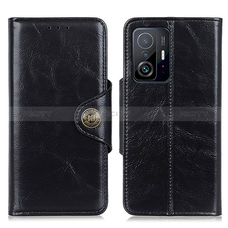 Coque Portefeuille Livre Cuir Etui Clapet M12L pour Xiaomi Mi 11T 5G Noir Plus