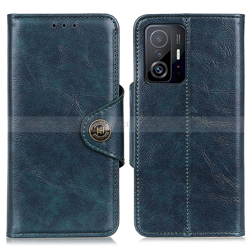 Coque Portefeuille Livre Cuir Etui Clapet M12L pour Xiaomi Mi 11T Pro 5G Bleu Plus