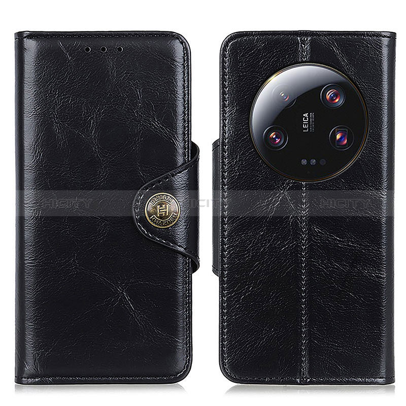 Coque Portefeuille Livre Cuir Etui Clapet M12L pour Xiaomi Mi 13 Ultra 5G Noir Plus