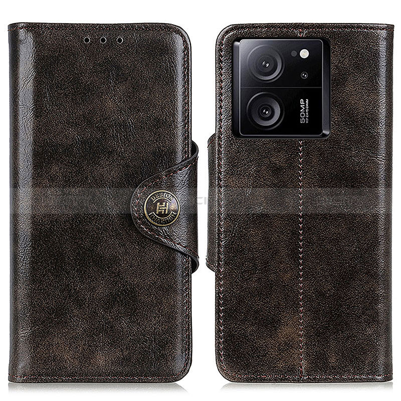 Coque Portefeuille Livre Cuir Etui Clapet M12L pour Xiaomi Mi 13T Pro 5G Bronze Plus