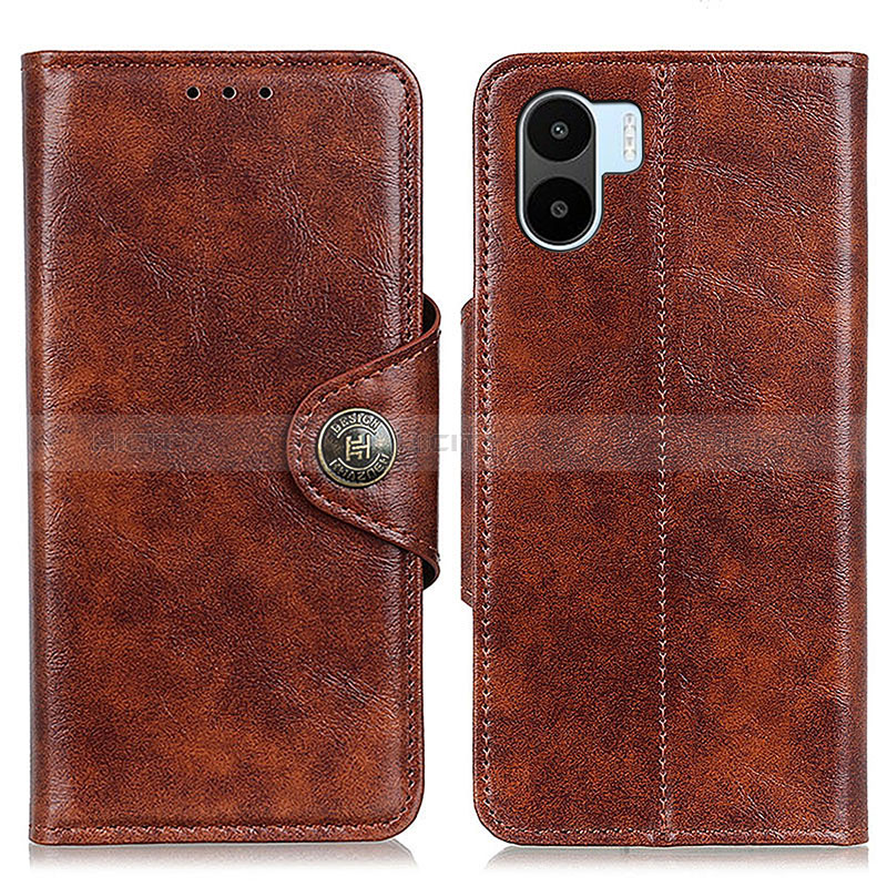 Coque Portefeuille Livre Cuir Etui Clapet M12L pour Xiaomi Poco C51 Marron Plus