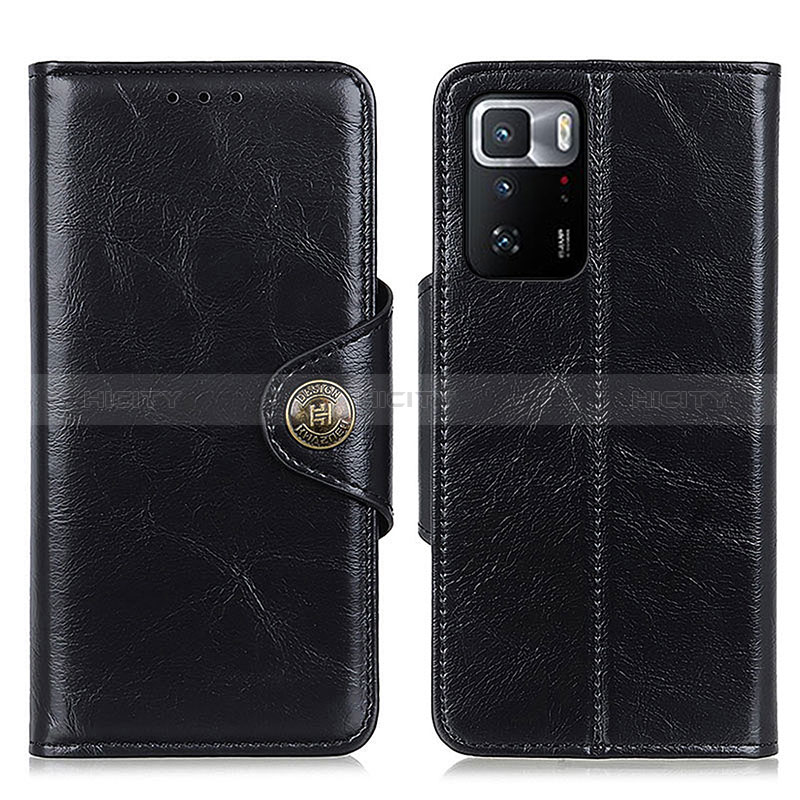 Coque Portefeuille Livre Cuir Etui Clapet M12L pour Xiaomi Poco X3 GT 5G Noir Plus