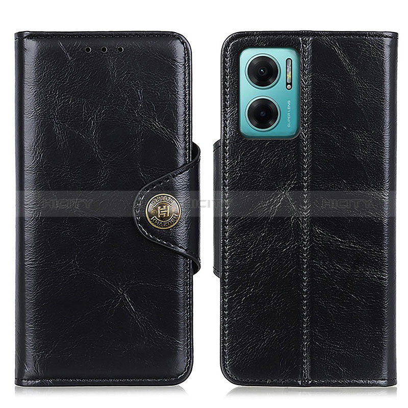 Coque Portefeuille Livre Cuir Etui Clapet M12L pour Xiaomi Redmi 11 Prime 5G Noir Plus