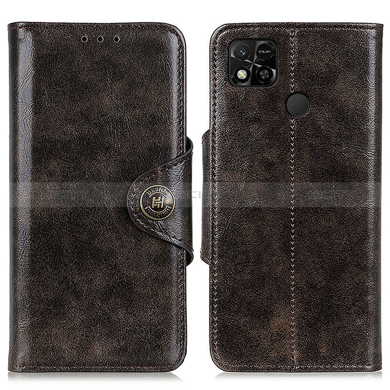 Coque Portefeuille Livre Cuir Etui Clapet M12L pour Xiaomi Redmi 9 India Bronze Plus