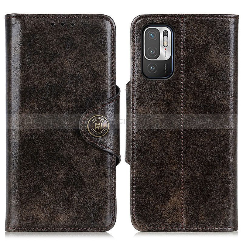 Coque Portefeuille Livre Cuir Etui Clapet M12L pour Xiaomi Redmi Note 10T 5G Bronze Plus