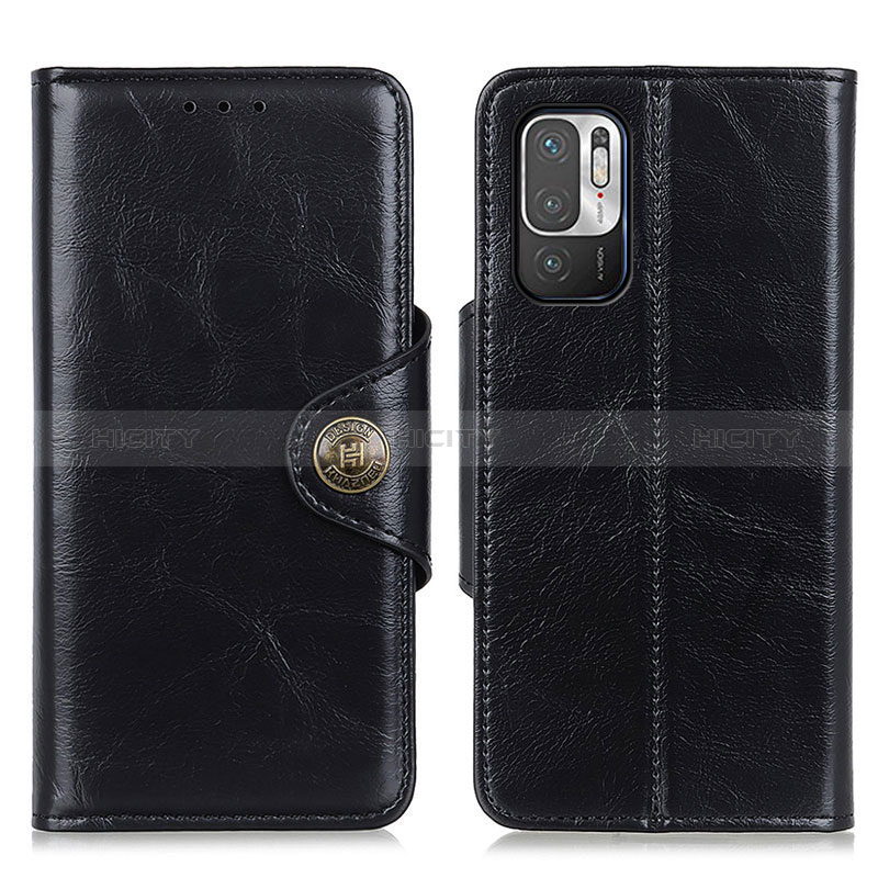 Coque Portefeuille Livre Cuir Etui Clapet M12L pour Xiaomi Redmi Note 10T 5G Noir Plus