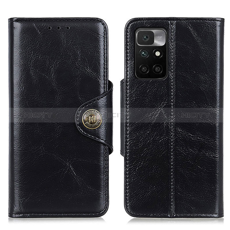 Coque Portefeuille Livre Cuir Etui Clapet M12L pour Xiaomi Redmi Note 11 4G (2021) Noir Plus