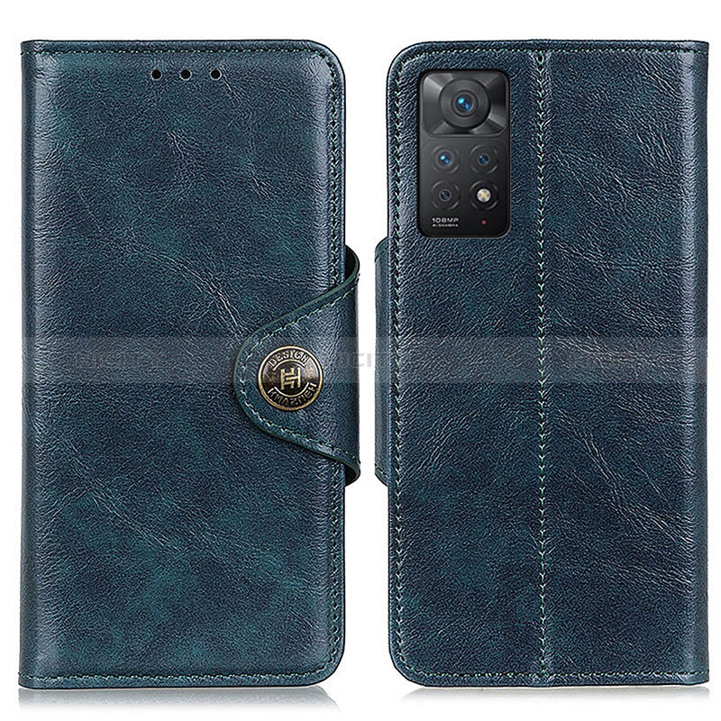 Coque Portefeuille Livre Cuir Etui Clapet M12L pour Xiaomi Redmi Note 12 Pro 4G Bleu Plus