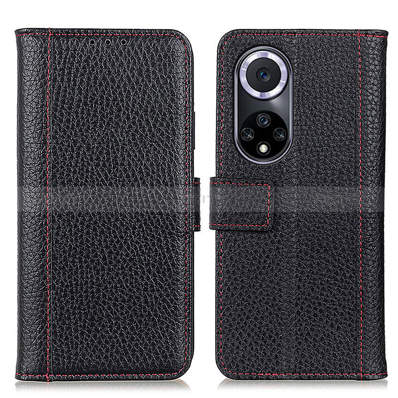 Coque Portefeuille Livre Cuir Etui Clapet M13L pour Huawei Honor 50 5G Noir Plus