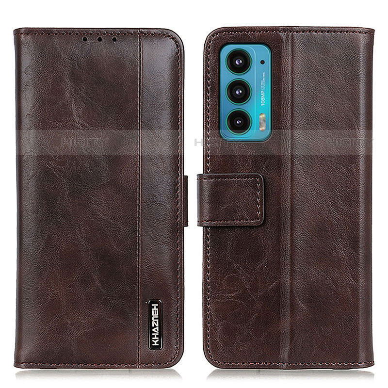 Coque Portefeuille Livre Cuir Etui Clapet M13L pour Motorola Moto Edge 20 5G Marron Plus