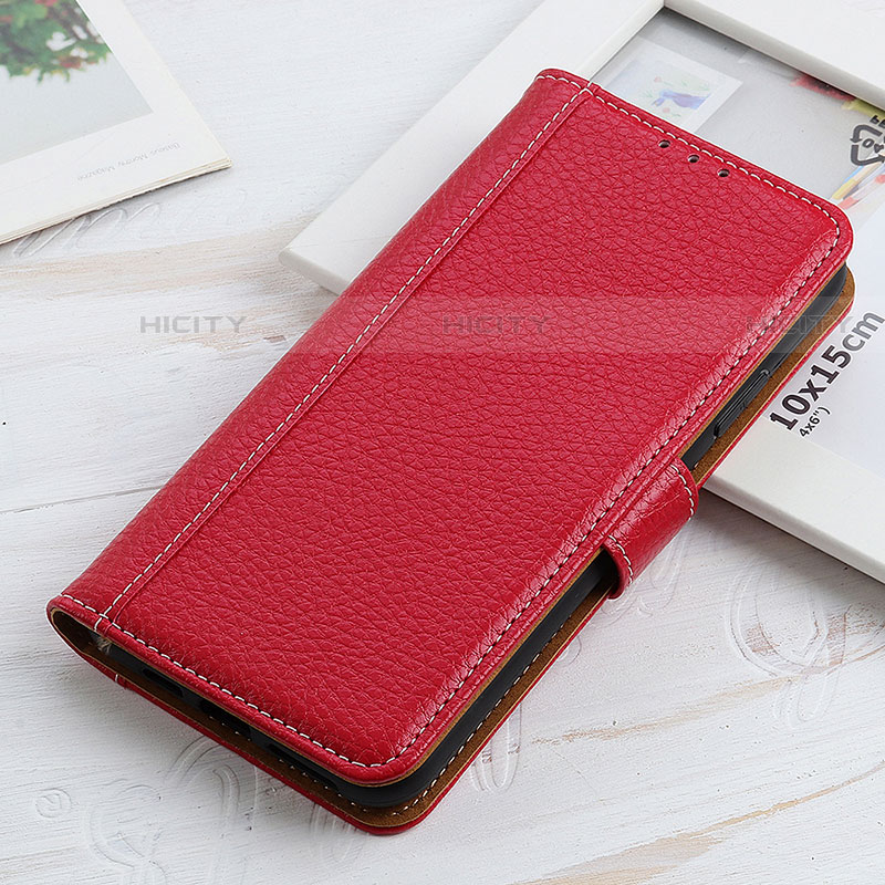 Coque Portefeuille Livre Cuir Etui Clapet M13L pour Motorola Moto G Play (2023) Rouge Plus