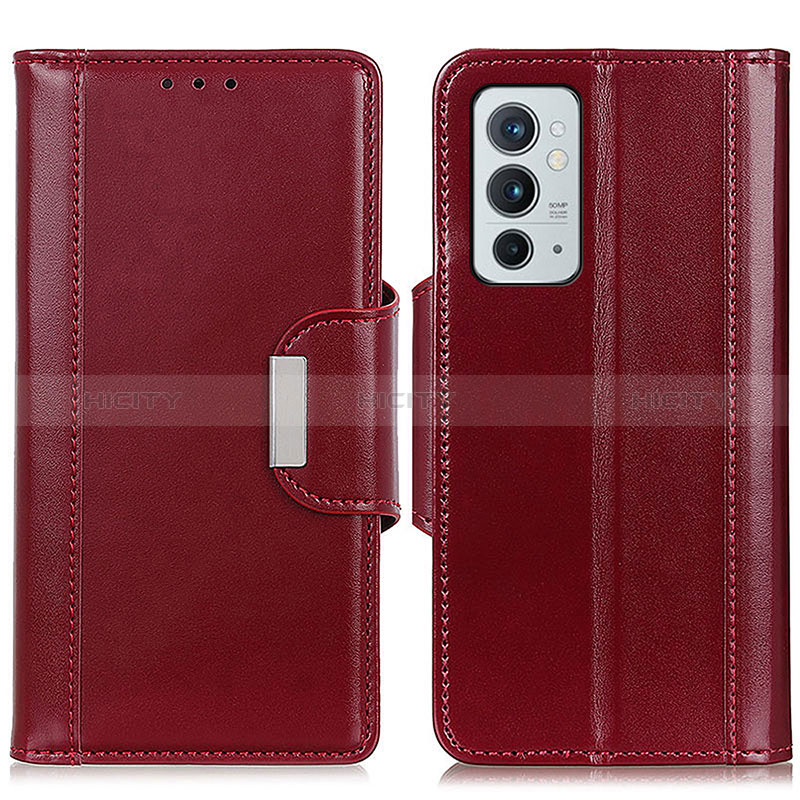 Coque Portefeuille Livre Cuir Etui Clapet M13L pour OnePlus 9RT 5G Rouge Plus