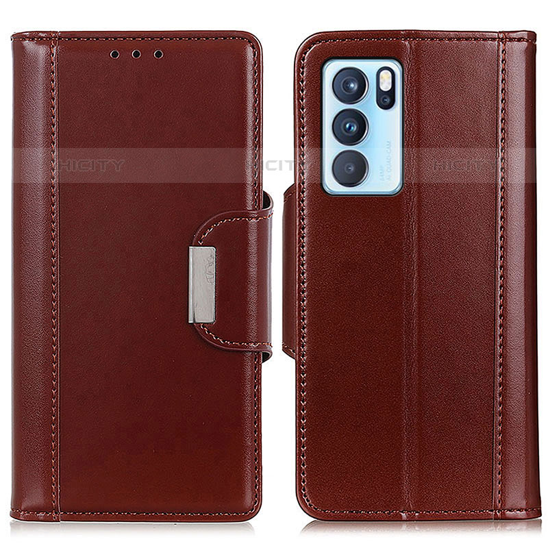 Coque Portefeuille Livre Cuir Etui Clapet M13L pour Oppo Reno6 Pro 5G India Plus