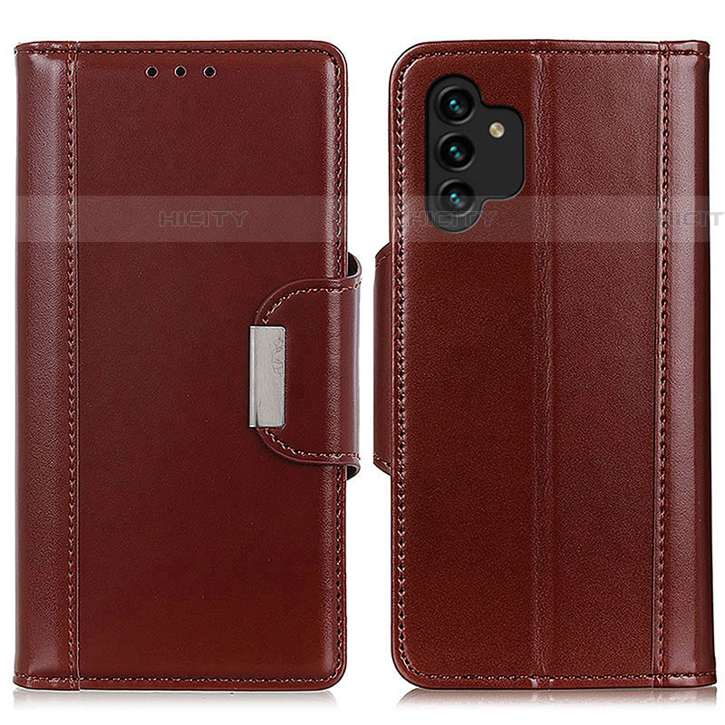 Coque Portefeuille Livre Cuir Etui Clapet M13L pour Samsung Galaxy A04s Marron Plus