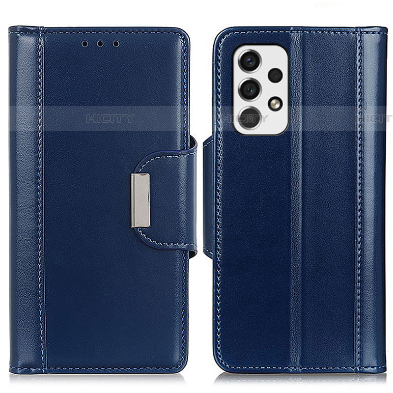 Coque Portefeuille Livre Cuir Etui Clapet M13L pour Samsung Galaxy A53 5G Bleu Plus