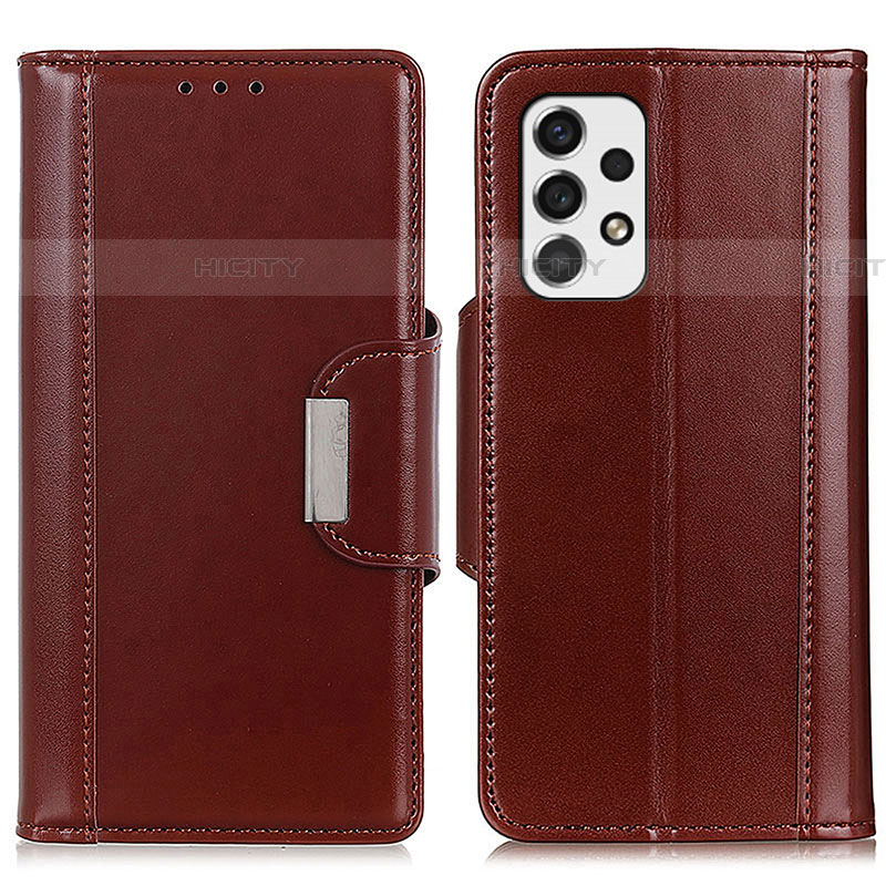 Coque Portefeuille Livre Cuir Etui Clapet M13L pour Samsung Galaxy A53 5G Marron Plus