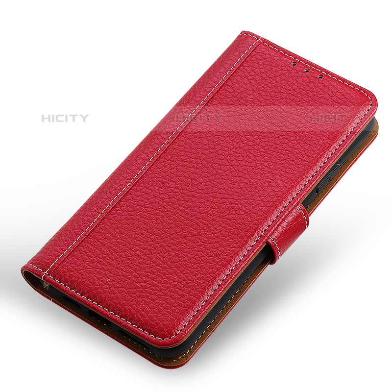 Coque Portefeuille Livre Cuir Etui Clapet M13L pour Samsung Galaxy M32 5G Rouge Plus