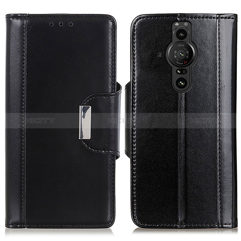 Coque Portefeuille Livre Cuir Etui Clapet M13L pour Sony Xperia PRO-I Noir Plus