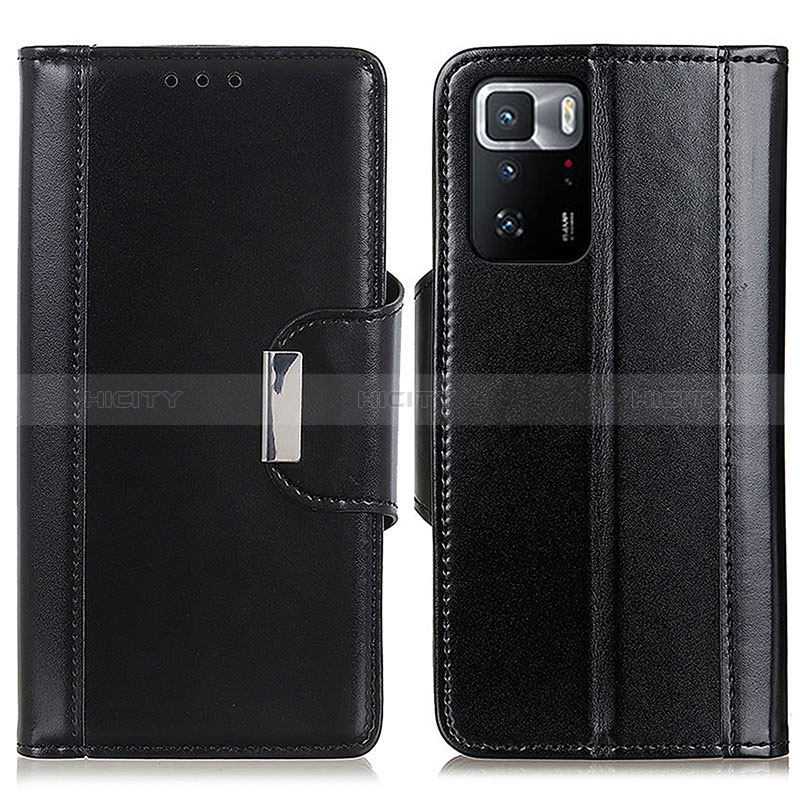 Coque Portefeuille Livre Cuir Etui Clapet M13L pour Xiaomi Poco X3 GT 5G Noir Plus