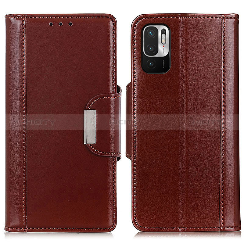 Coque Portefeuille Livre Cuir Etui Clapet M13L pour Xiaomi Redmi Note 10 JE 5G Marron Plus