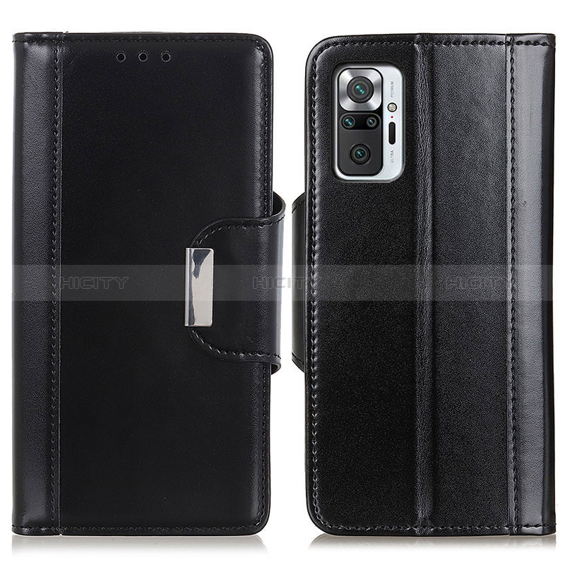 Coque Portefeuille Livre Cuir Etui Clapet M13L pour Xiaomi Redmi Note 10 Pro 4G Noir Plus