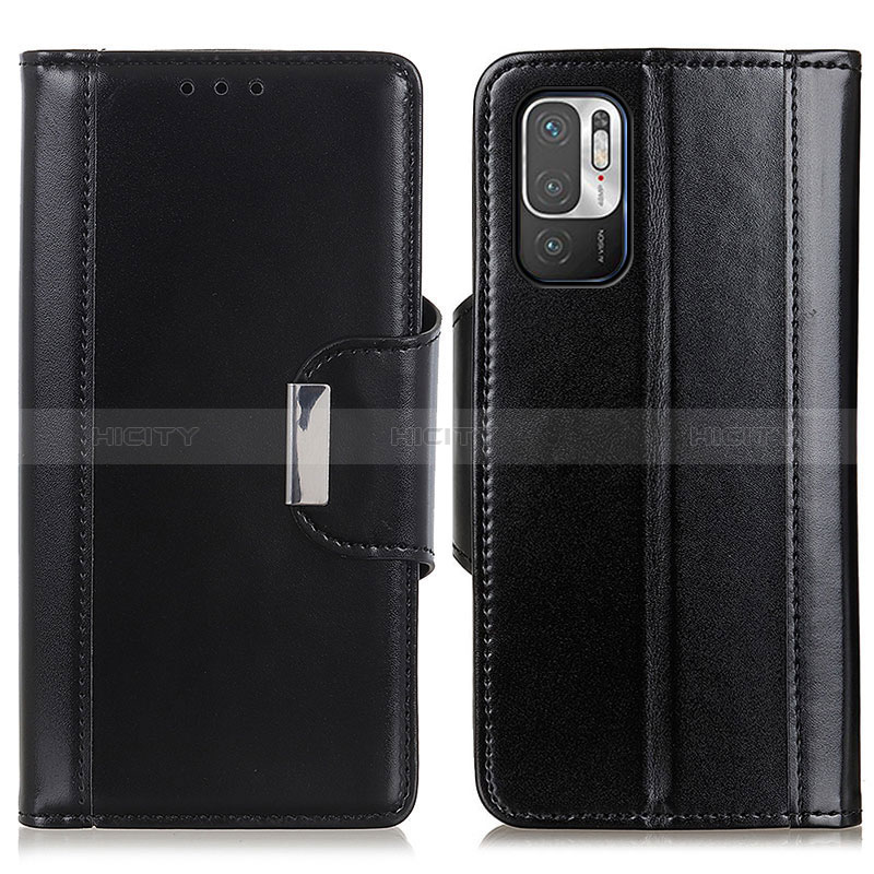 Coque Portefeuille Livre Cuir Etui Clapet M13L pour Xiaomi Redmi Note 10T 5G Noir Plus