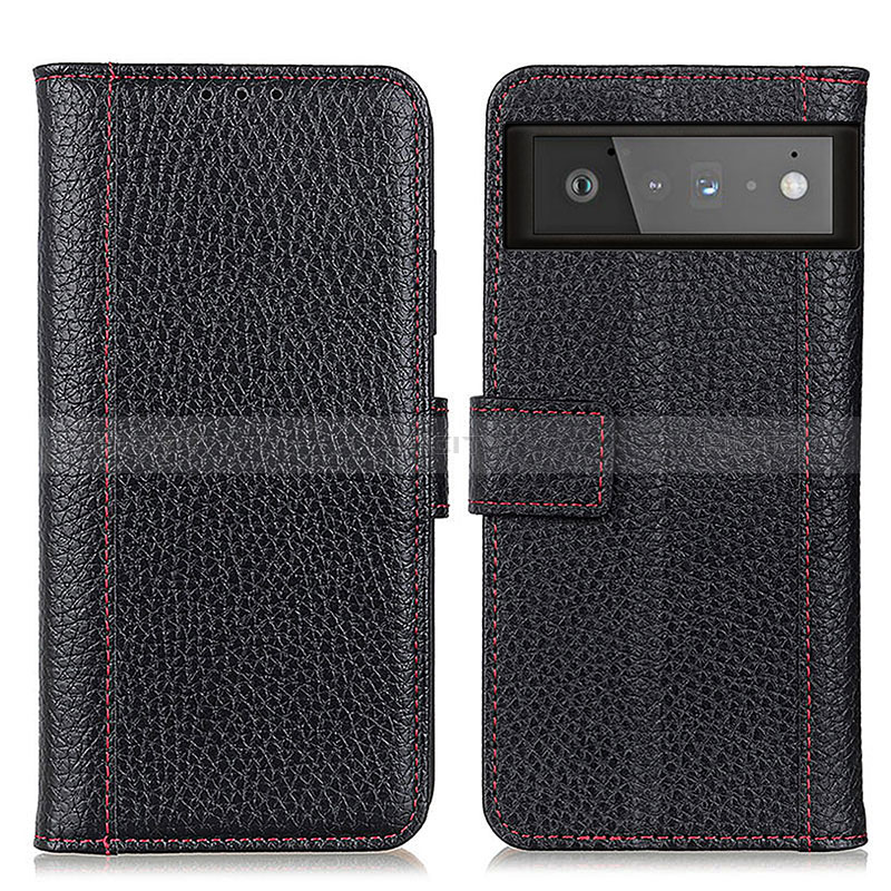 Coque Portefeuille Livre Cuir Etui Clapet M14L pour Google Pixel 6 5G Plus