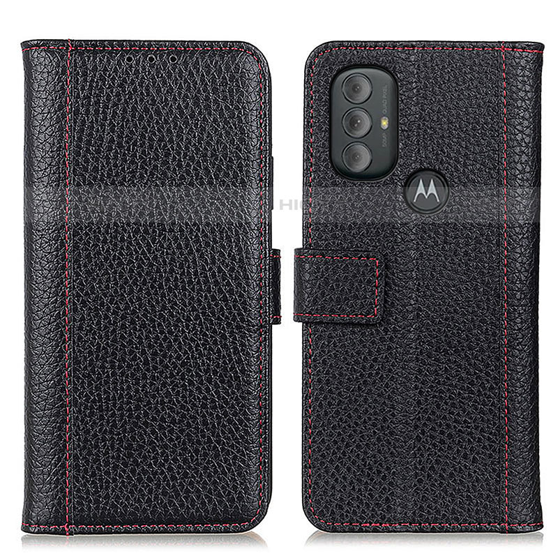 Coque Portefeuille Livre Cuir Etui Clapet M14L pour Motorola Moto G Play Gen 2 Noir Plus