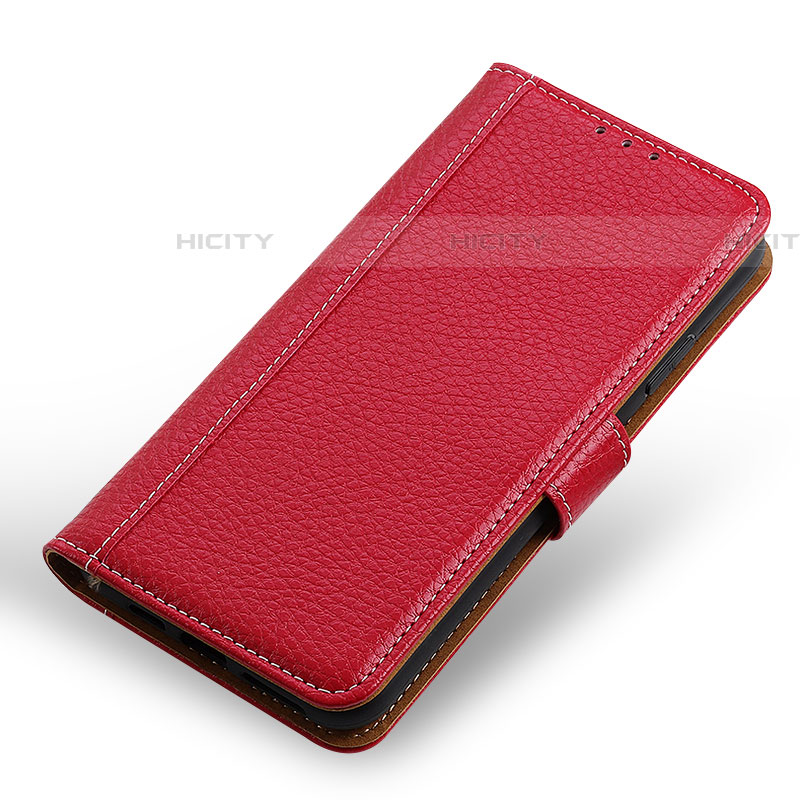 Coque Portefeuille Livre Cuir Etui Clapet M14L pour Samsung Galaxy A52 5G Rouge Plus