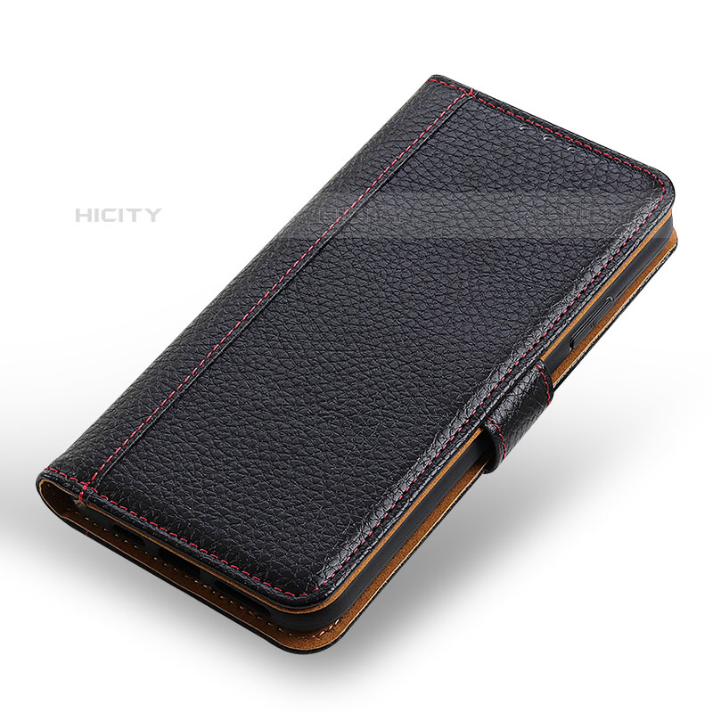 Coque Portefeuille Livre Cuir Etui Clapet M14L pour Samsung Galaxy M02s Noir Plus