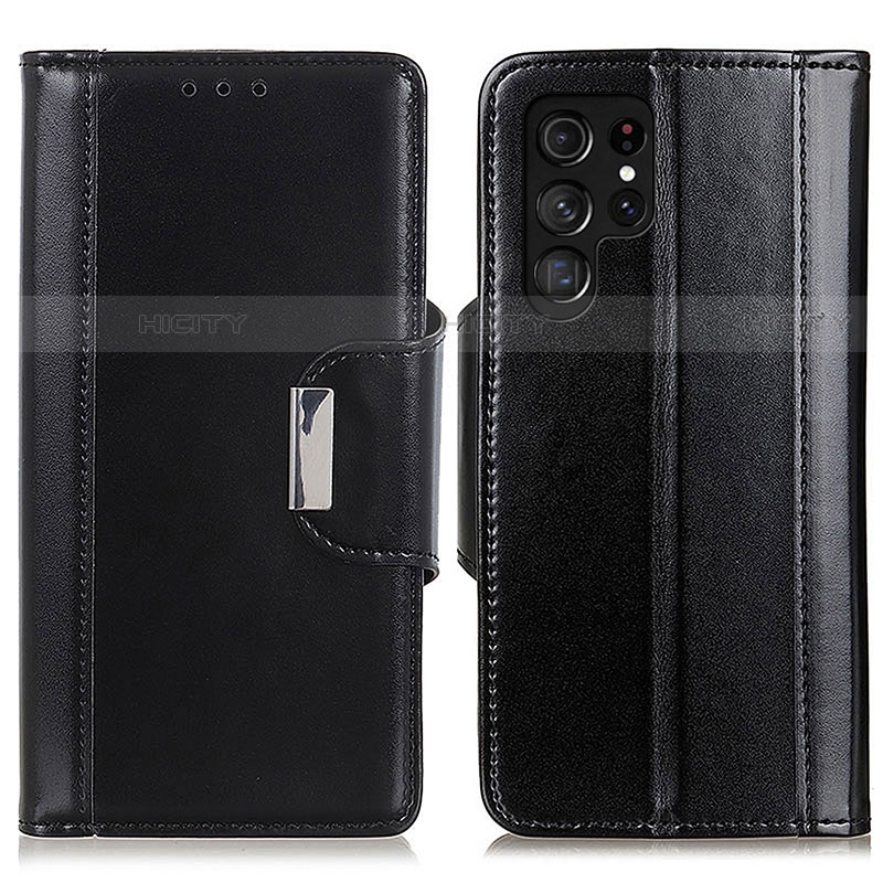 Coque Portefeuille Livre Cuir Etui Clapet M14L pour Samsung Galaxy S21 Ultra 5G Plus