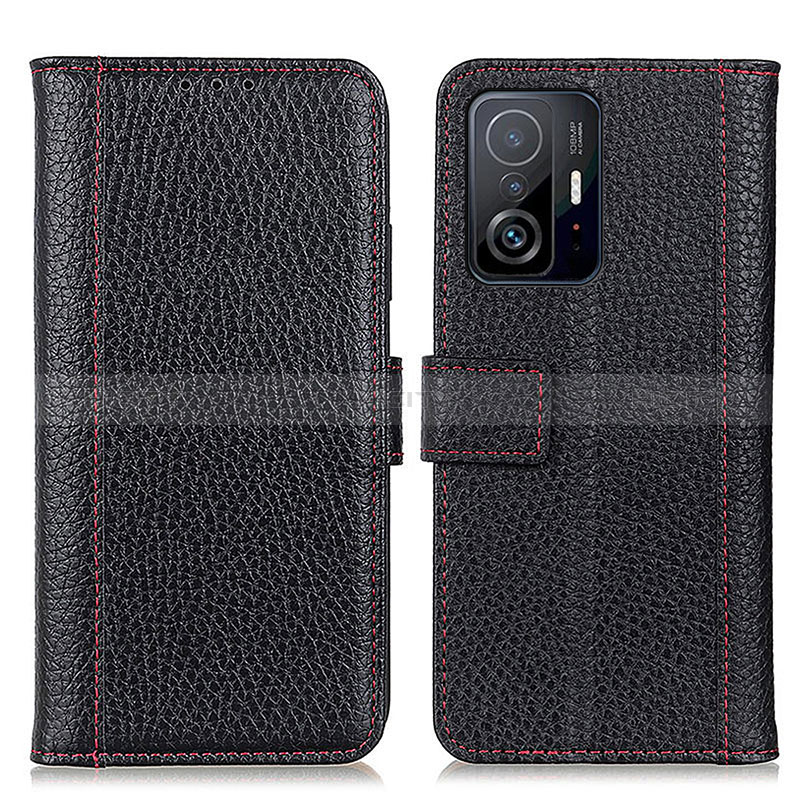 Coque Portefeuille Livre Cuir Etui Clapet M14L pour Xiaomi Mi 11T Pro 5G Noir Plus