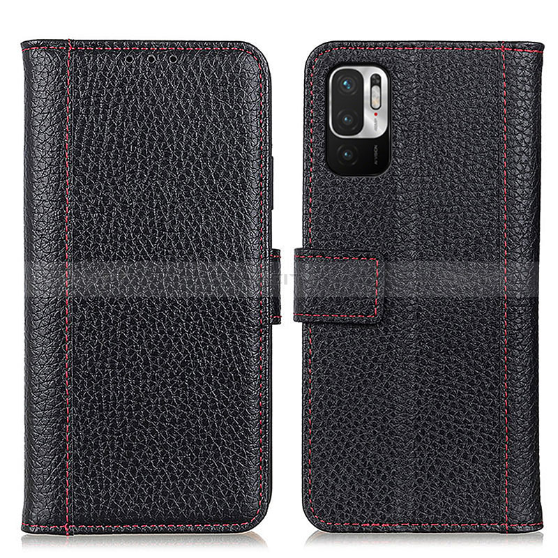 Coque Portefeuille Livre Cuir Etui Clapet M14L pour Xiaomi Redmi Note 10 JE 5G Noir Plus