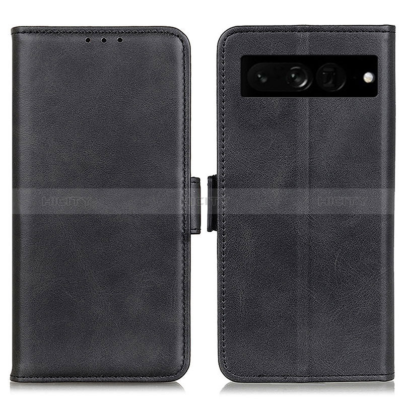 Coque Portefeuille Livre Cuir Etui Clapet M15L pour Google Pixel 7 Pro 5G Noir Plus