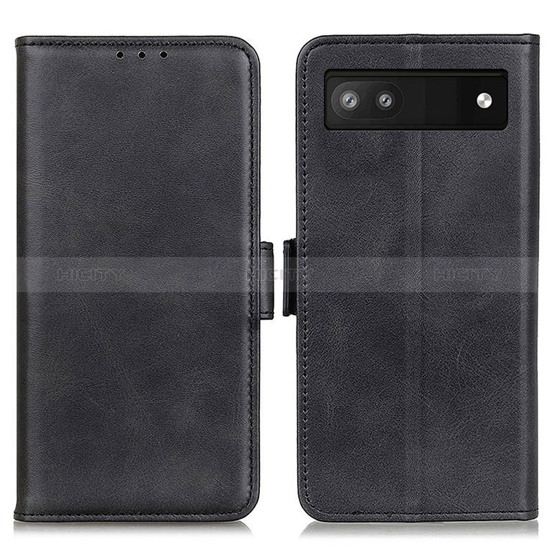 Coque Portefeuille Livre Cuir Etui Clapet M15L pour Google Pixel 7a 5G Noir Plus