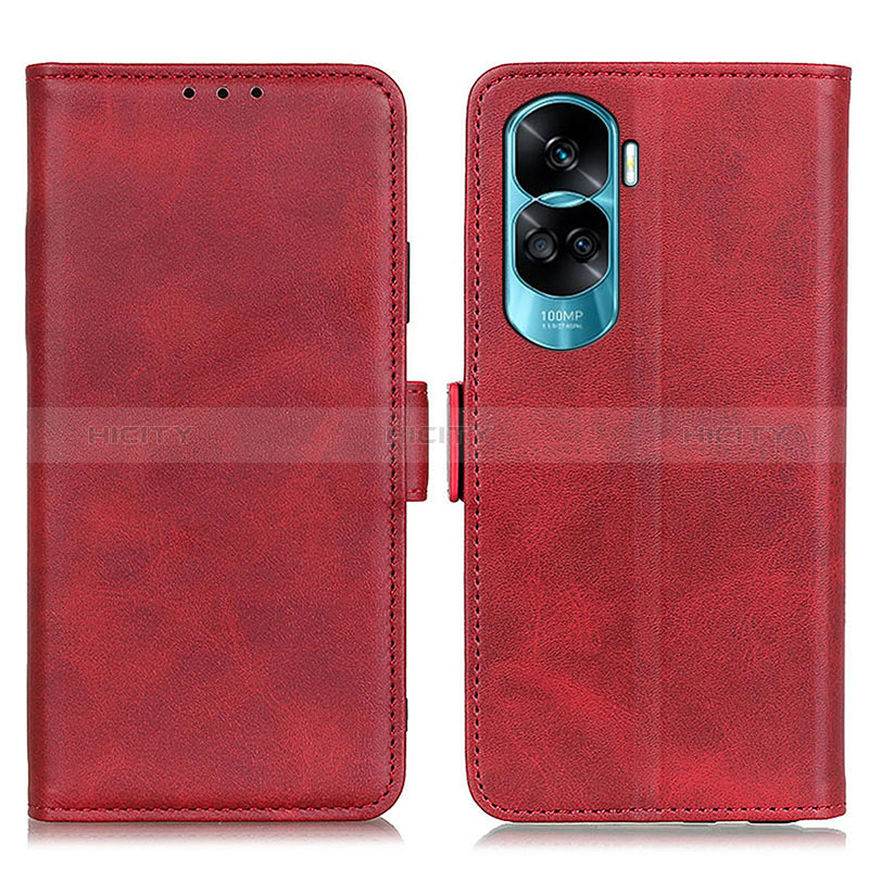 Coque Portefeuille Livre Cuir Etui Clapet M15L pour Huawei Honor 90 Lite 5G Rouge Plus