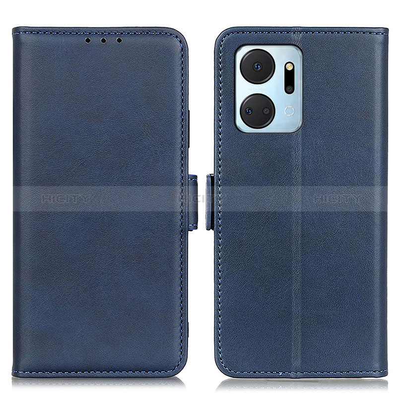 Coque Portefeuille Livre Cuir Etui Clapet M15L pour Huawei Honor X7a Bleu Plus