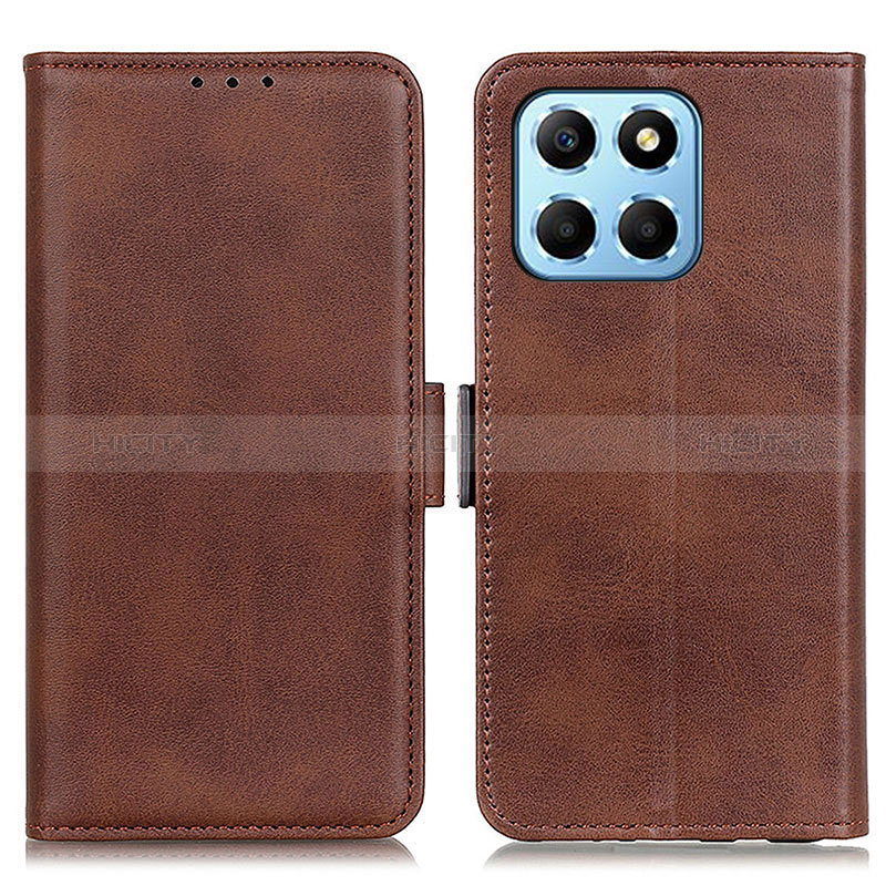 Coque Portefeuille Livre Cuir Etui Clapet M15L pour Huawei Honor X8 5G Marron Plus